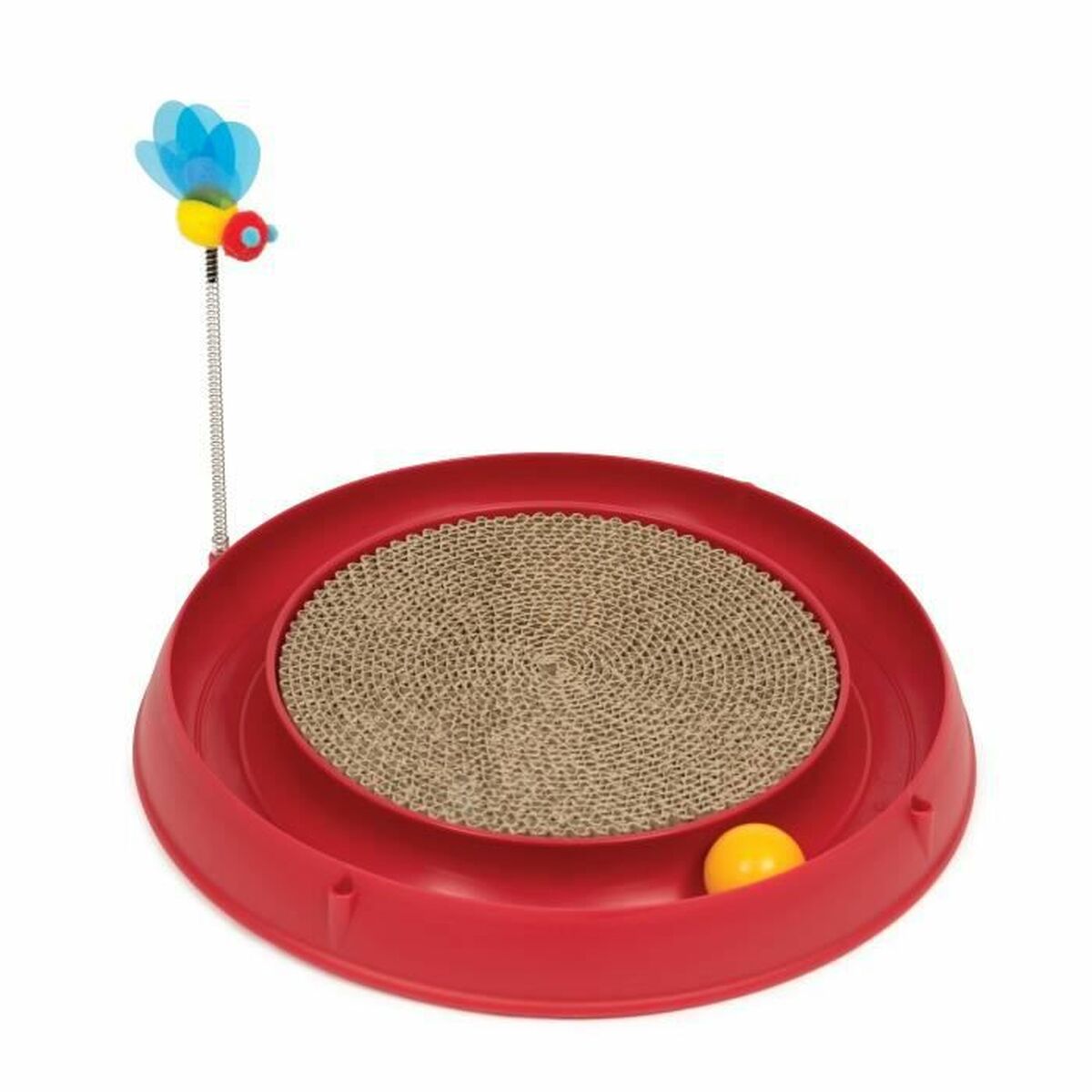 0022517430002 - CATIT Play-n-Scratch mit Biene - Rot