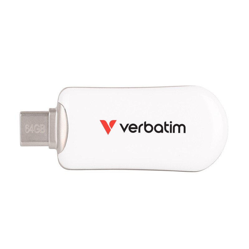 0023942302285 - 30228 Plectra White      64GB USB-C Flash Drive          30228 30228 0023942302285