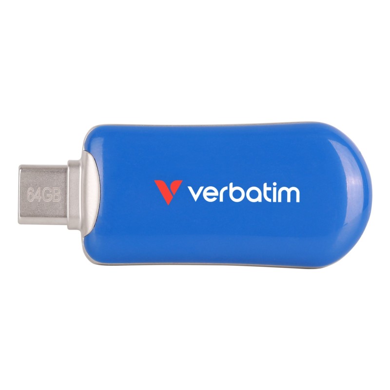 0023942302322 - 30232 USB-Sticks Plectra Blue       64GB USB-C Flash Drive          30232 30232 0023942302322
