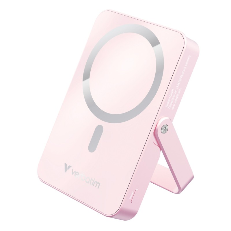 0023942322672 - 32267 Power Bank mit Standfu? magwireless 10000mA pink  32267 32267 0023942322672