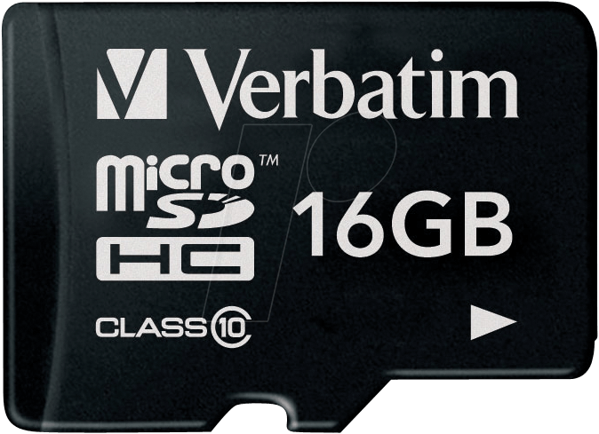 0023942440109 - VERBATIM 44010 - MicroSDHC-Speicherkarte 16GB Verbatim Class 10