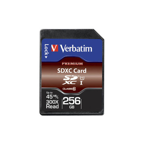 0023942440260 - Speicherkarte Premium 44026 SDXC Class 10 bis 90 MB s 256 GB 0023942440260 Verbatim