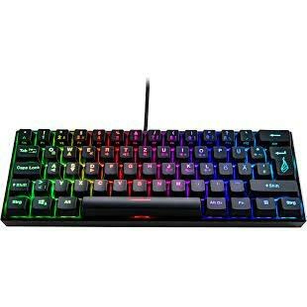 0023942487159 - Tastatur KP-M1 Schwarz Qwerty Spanisch