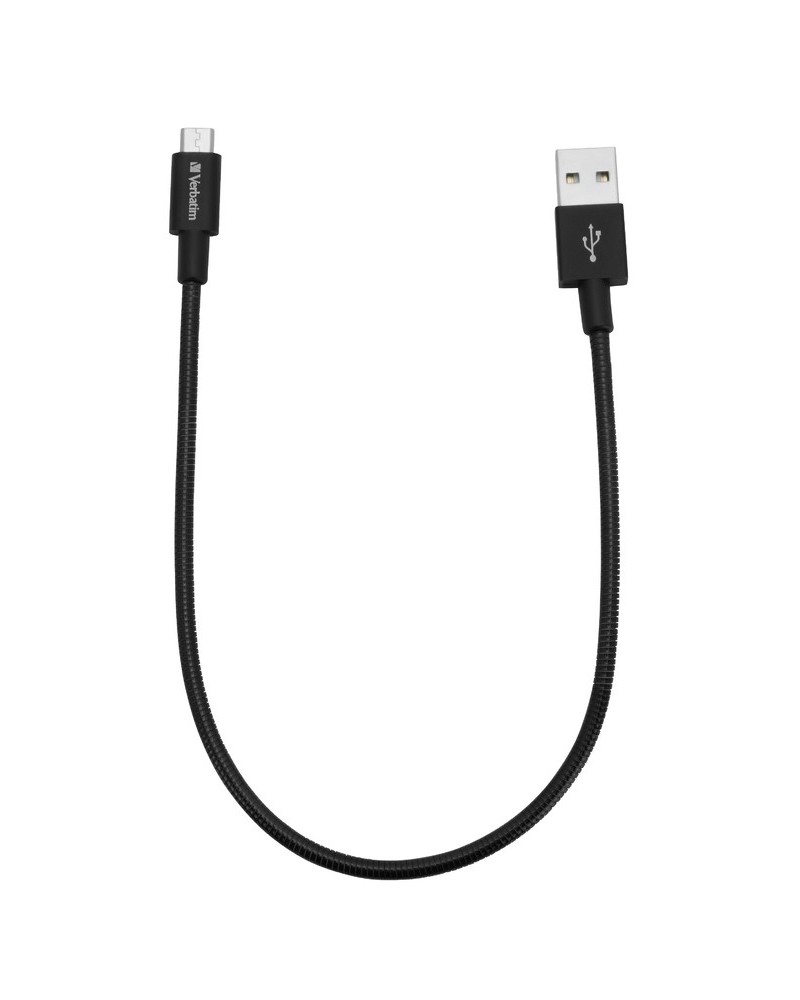 0023942488668 - Verbatim 48866 USB Kabel 03 m USB A Micro-USB A Schwarz 002