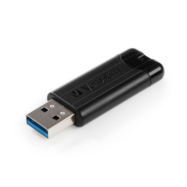 0023942493198 - VERBATIM 49319 - USB-Stick USB 30 128 GB PinStripe Schwarz