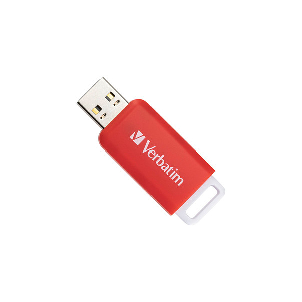 0023942494539 - Verbatim DataBar USB-Stick 16 GB USB Typ-A 20 Rot 002394249