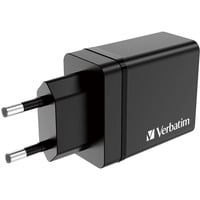 0023942497004 - VERBATIM 49700 - USB-Ladegerät CHR-30EU1 30W 5 - 12 V PD30 QC30 GaN schwa