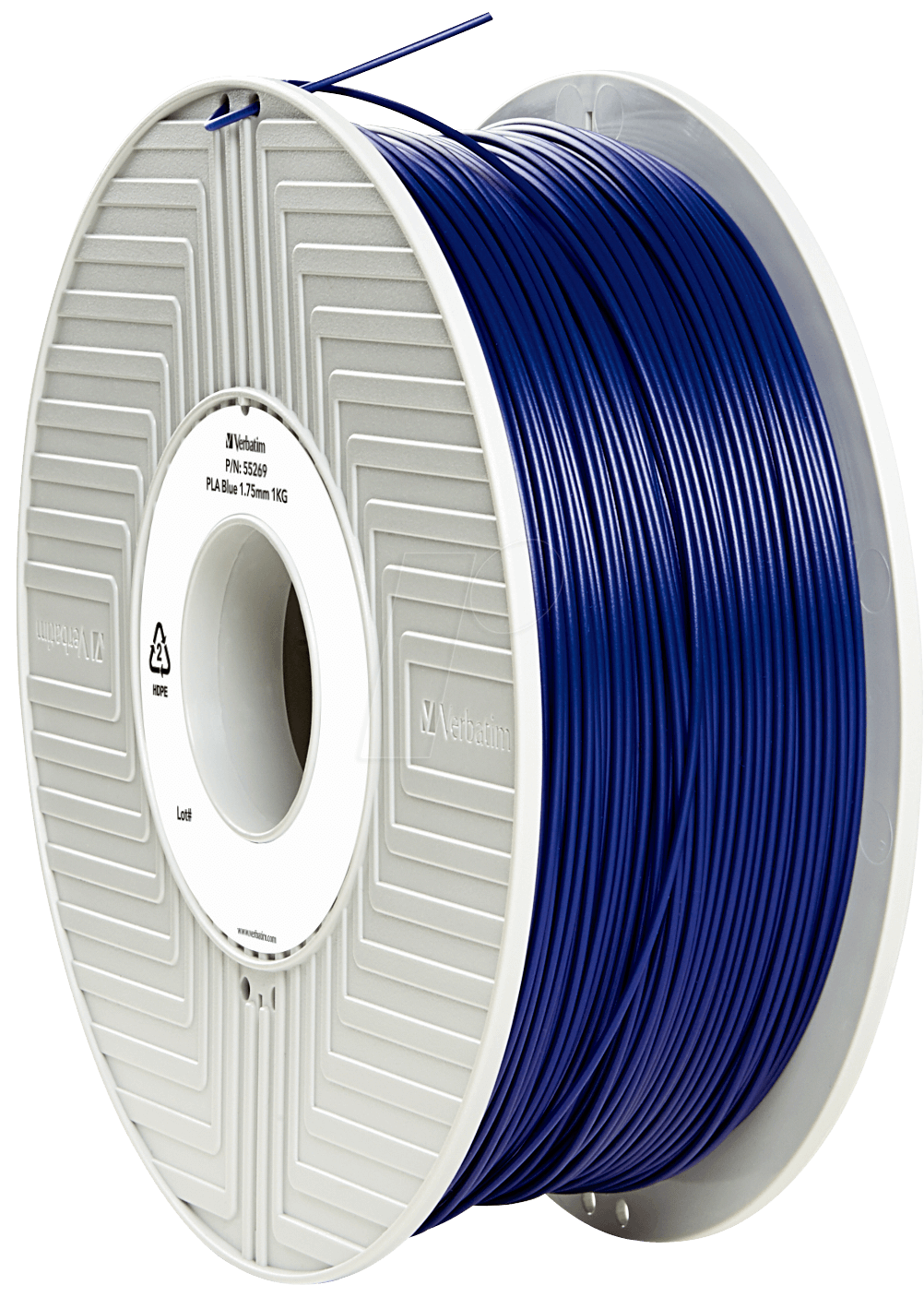 0023942553229 - VERBATIM 55322 - PLA Filament - blau - 175 mm - 1 kg