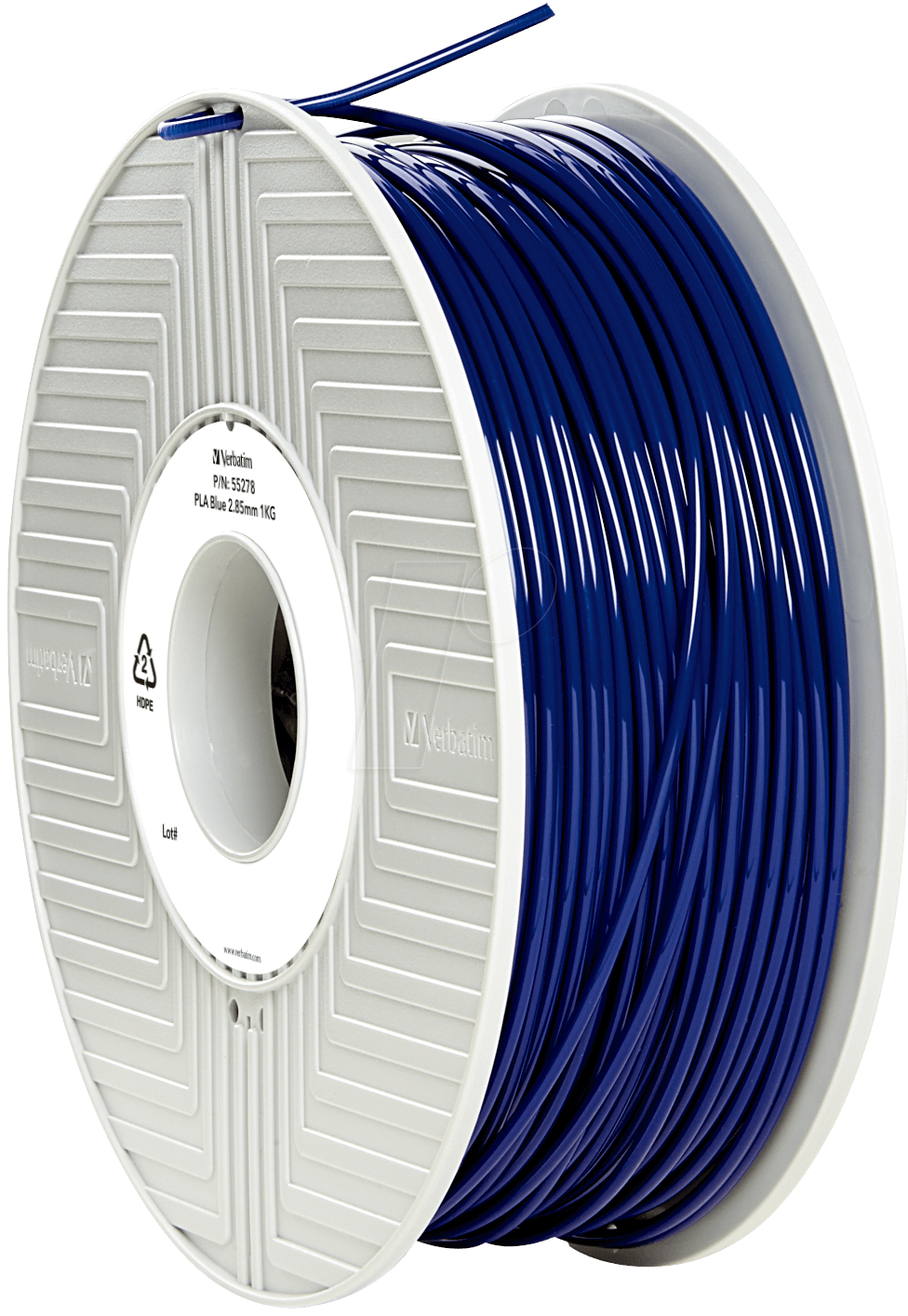 0023942553328 - 85 mm 1 kg blue 3D Printer Filament PLA 285 mm 1 kg blue 55332 0023942553328