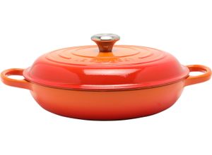 0024147263036 - LE CREUSET® Gourmet-Profitopf Signature oval ofenrot Ø 30 cm orange