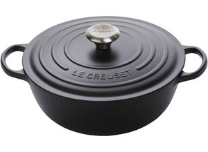 0024147294764 - LE CREUSET® Bräter  Signature La Marmite Gusseisen Ø 26 cm 41 l schwarz