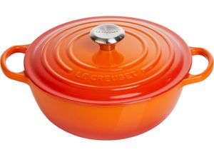 0024147294788 - LE CREUSET® Bräter Signature La Marmite Gusseisen Ø 26 cm 41 l orange