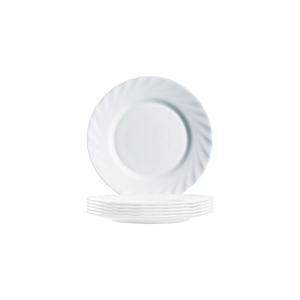 0026102285244 - 6 ARCOROC Dessertteller Trianon White weiß 195 cm 00261022852