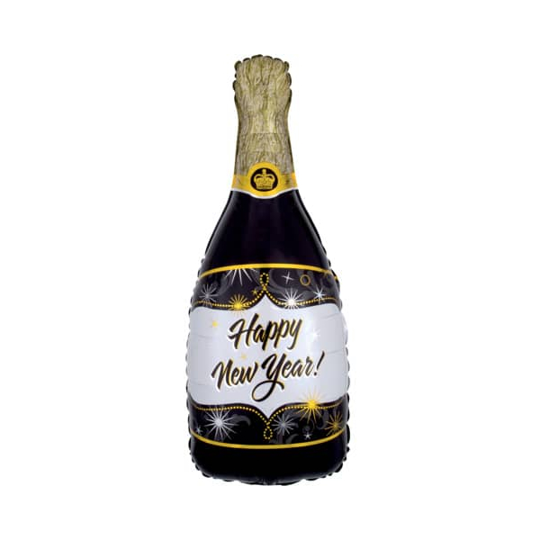 0026635184359 -  Folienballon Silvester Sektflasche - 36 x 91 cm 0026635184359 HEAD 18