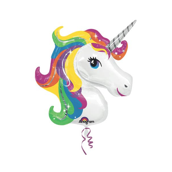 0026635839167 - Folienballon Einhorn - 73 x 83 cm 0026635839167 amscan