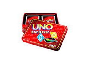 0027084378078 - Games UNO Deluxe Metallbox Kartenspiel Gesellschaftsspiel Kinderspiel