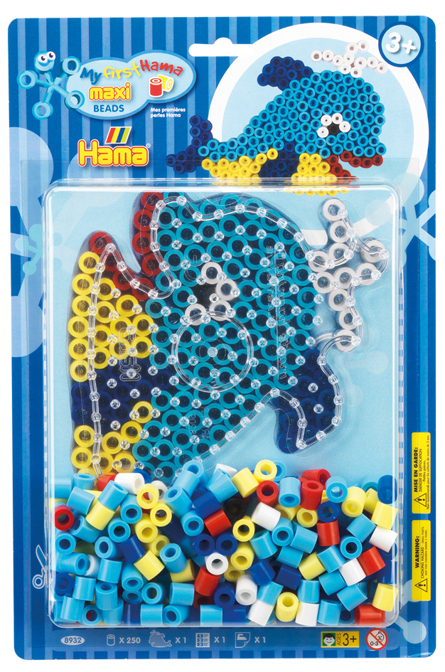 0028178089320 - Hama® Bügelperlen Maxiperlen Wal 250 Stück