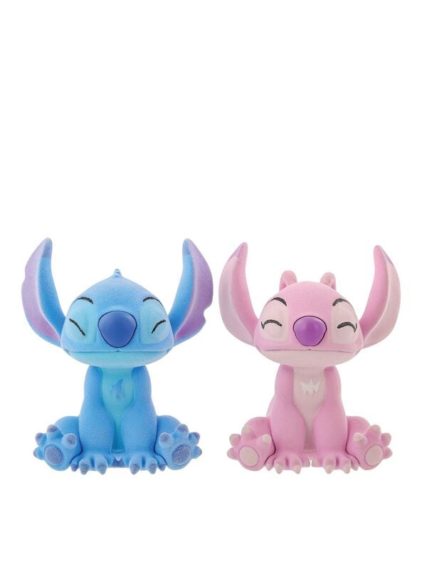 0028399376872 - Stitch & Angel kissing (Flocked) Sammelfiguren multicolor