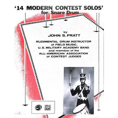 0029156130423 - 14 modern contest solos for snare drum