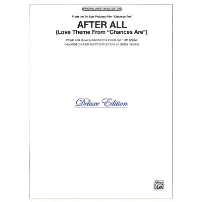 0029156608076 - After all (Love theme from Chances are)