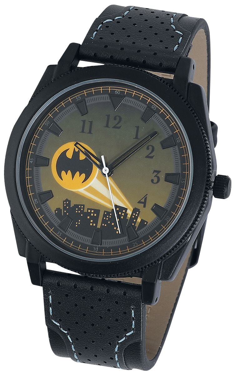 0030506598374 - Bat-Signal Armbanduhren schwarz gelb