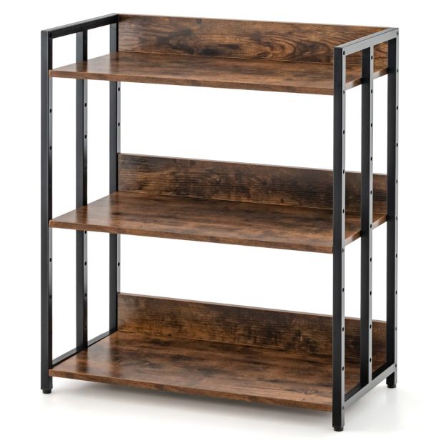0033616066757 - Küstenschrank - 3 Etagen - 70 x 35 x 81 cm - Braun