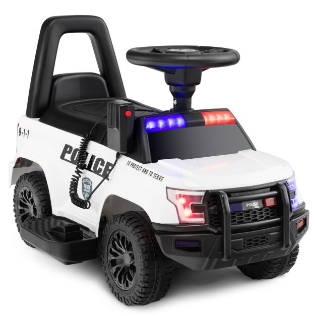 0033616164439 - Küsten-Polizeiauto - Spielzeug - PP - Bis zu 25 kg - 6V - 62 x 44 x 43 cm - Weiß