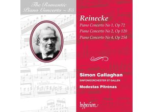 0034571283395 - Simon Callaghan - GEBRAUCHT Carl Reinecke Das Romantische Klavierkonzert Vol 85 - Klavierkonzerte Nr 1 2 & 4 - Preis vom 02072023 051058 h