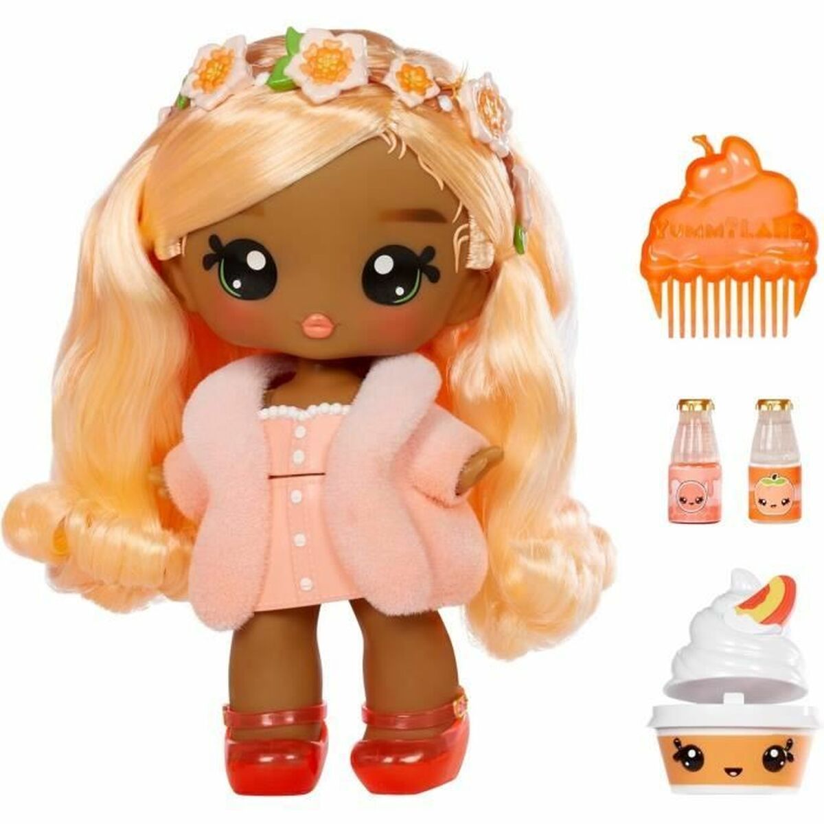 0035051120797 - Yummiland Big Doll + Lip Gloss Animal - Piper Peac