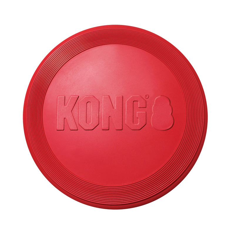 0035585129174 - KONG Flyer Hunde Frisbee S rot Ø ca 18 cm