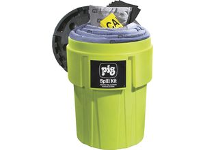 0036226006472 - Notfall-Kit im 360-l-Signalfarbenbehälter Ausführung universal absorbiert 2265 l PIG