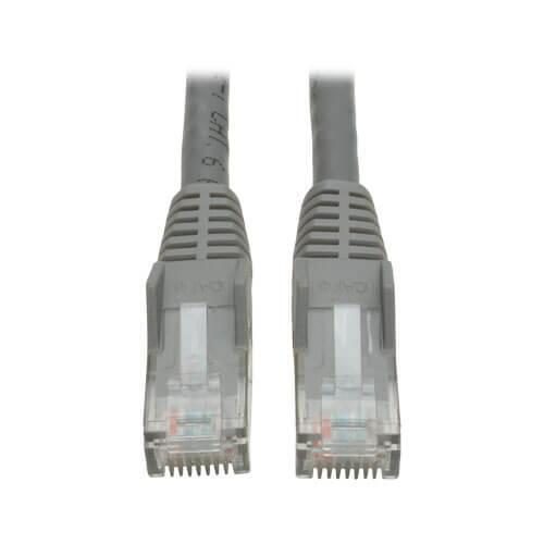 0037332099822 - Tripp Lite Series Cat6 Gigabit Snagless Molded (UTP) Ethernet Kabel (RJ45 Stecker Stecker) PoE Gray 3 ft (091