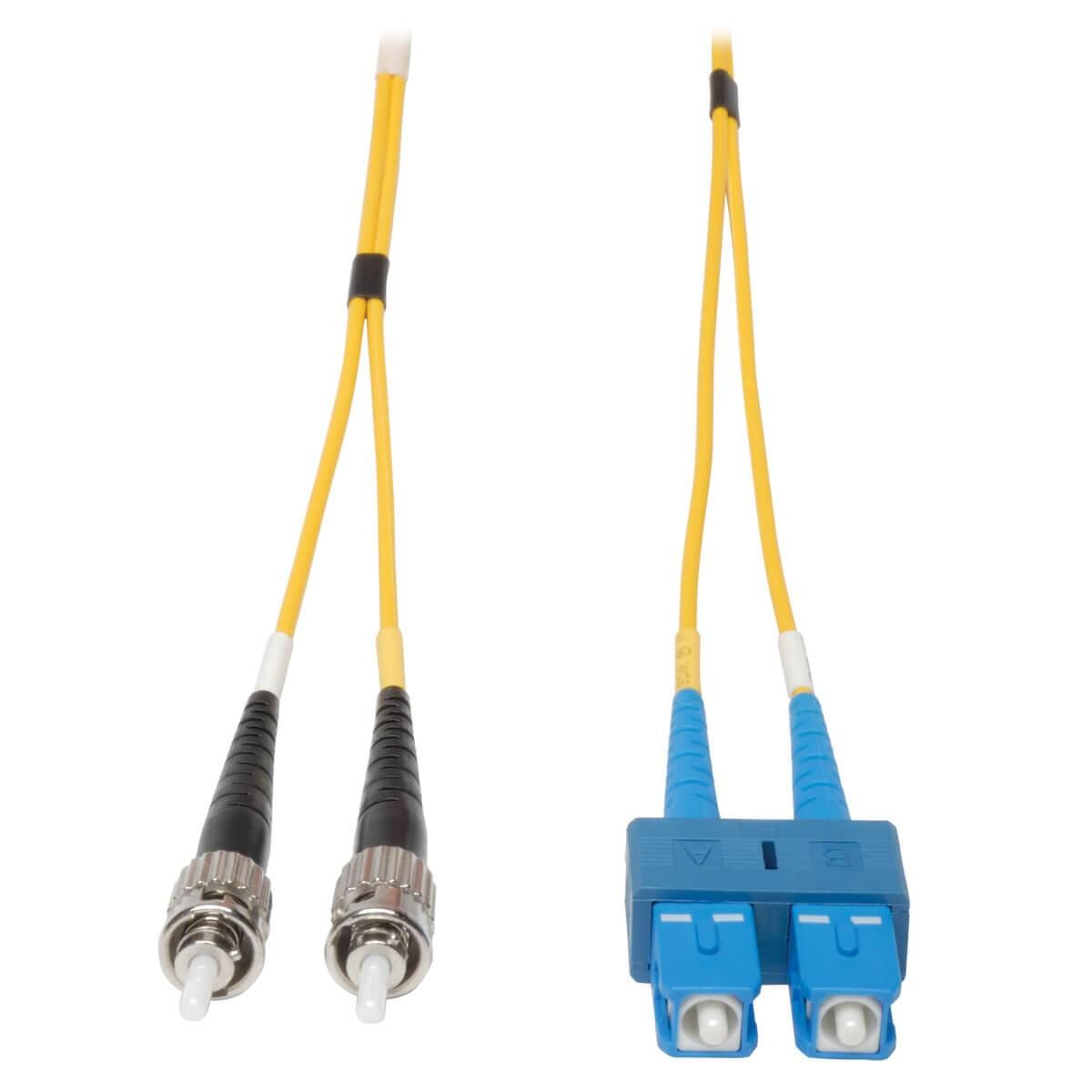 0037332122704 - Tripp Lite Series Duplex Singlemode 9 125 Fiber Patch Kabel (SC ST) 15M (50 ft)