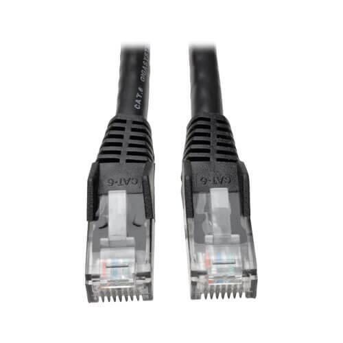 0037332125576 - Tripp Lite Series Cat6 Gigabit Snagless Molded (UTP) Ethernet Kabel (RJ45 Stecker Stecker) Schwarz 14 ft (427