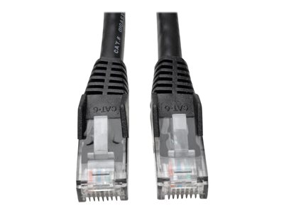 0037332125590 - Tripp Lite Series Cat6 Gigabit Snagless Molded (UTP) Ethernet Kabel (RJ45 Stecker Stecker) Schwarz 25 ft (762