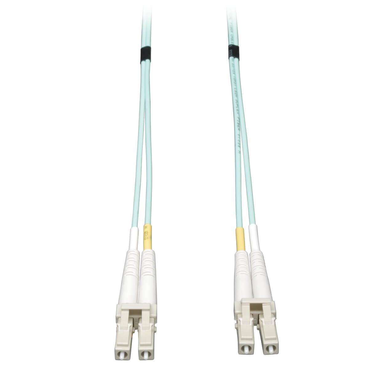 0037332134660 - Tripp Lite Series 10G Duplex Multimode 50 125 OM3 LSZH Fiber Optic Kabel (LC LC) Aqua 2 m (6 ft)