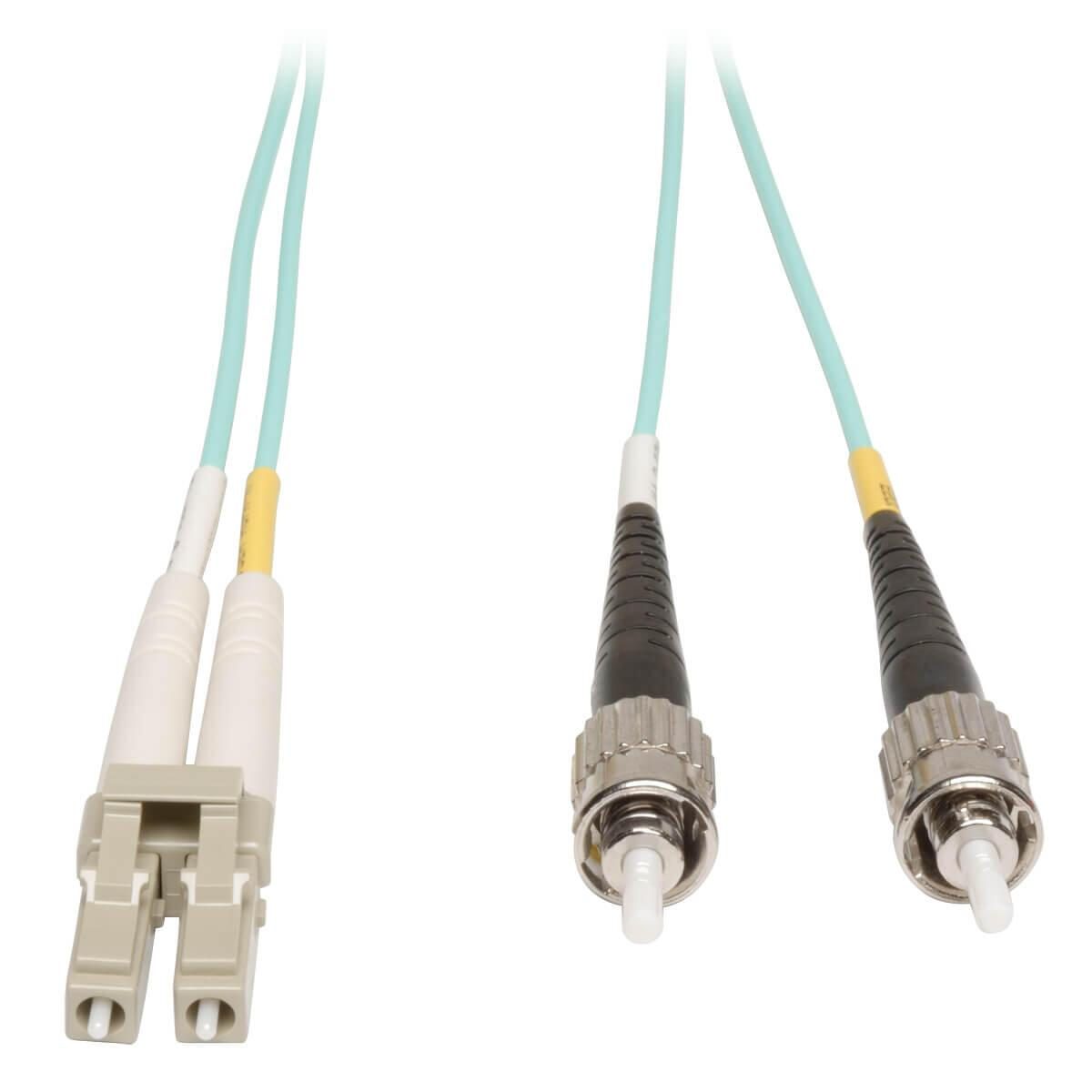 0037332134691 - Tripp Lite Series 10Gb Duplex Multimode 50 125 OM3 LSZH Fiber Patch Kabel (LC ST) - Aqua 5M (16 ft)