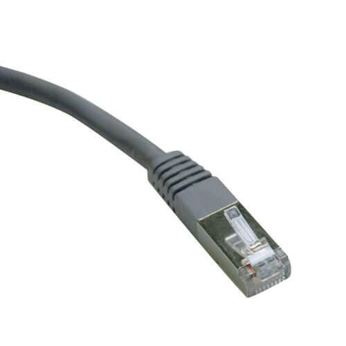 0037332135414 - Tripp Lite Series Cat6 Gigabit Molded Shielded (FTP) Ethernet Kabel (RJ45 Stecker Stecker) PoE Grau 7 ft (213