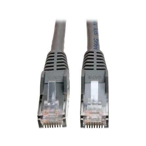 0037332141118 - Tripp Lite Series Cat6 Gigabit Snagless Molded Plenum-Rated (UTP) Ethernet Kabel (RJ45 Stecker Stecker) PoE Gra