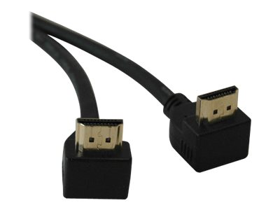 0037332146090 - Tripp Lite Series High-Speed HDMI Kabel mit 2 Right-Angle Verbinder Digital Video mit Audio (Stecker Stecker) 6