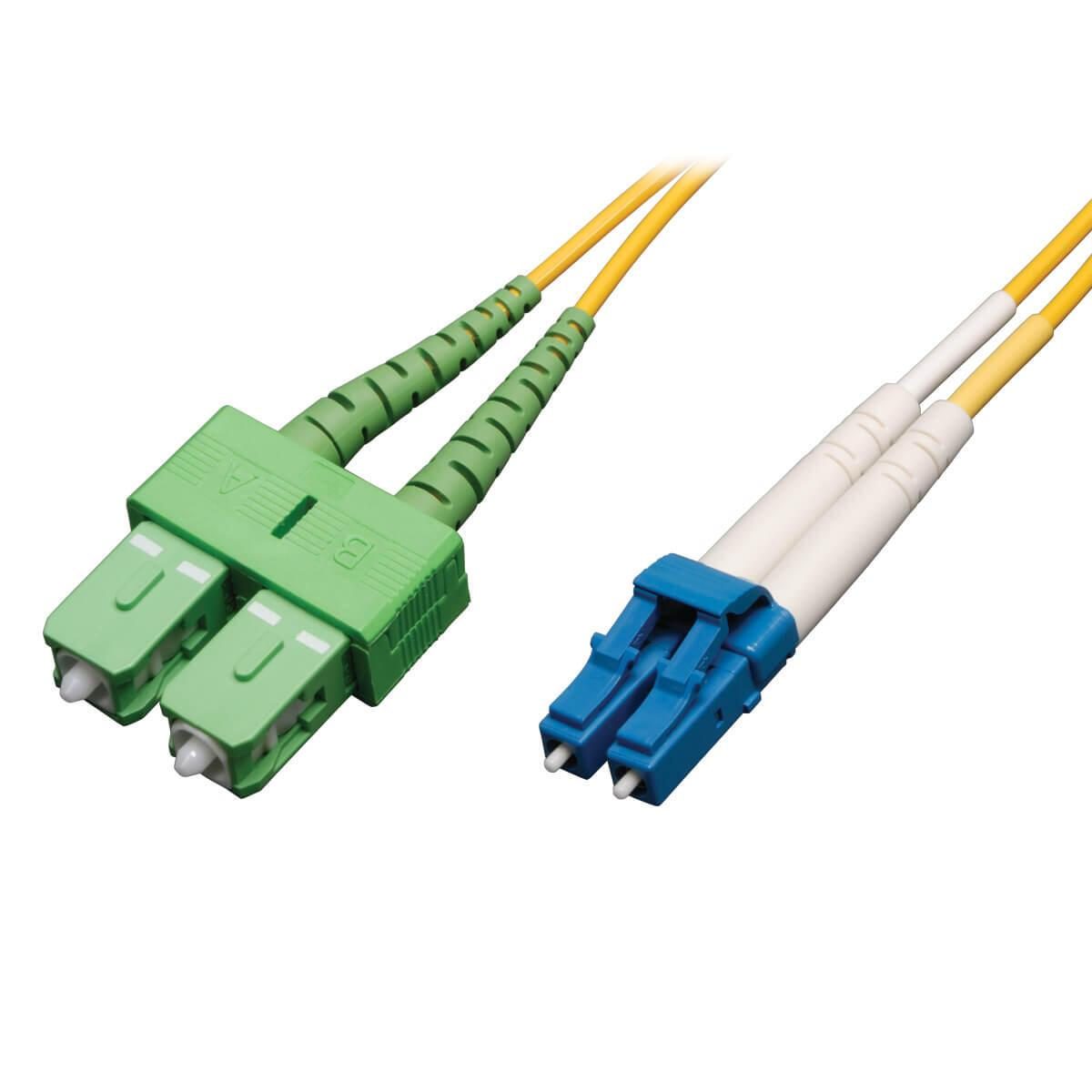 0037332148209 - Tripp Lite Series Duplex Singlemode 9 125 Fiber Patch Kabel (LC zu SC APC) 3M (10 ft)