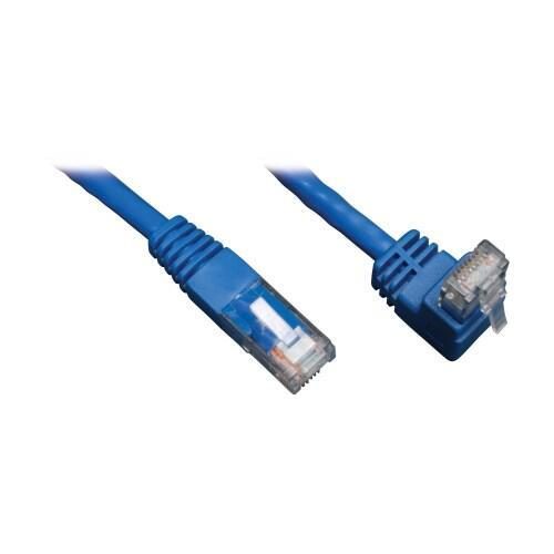 0037332167538 - Tripp Lite Series Up-Angle Cat6 Gigabit Molded UTP Ethernet Kabel (RJ45 Right-Angle Up M zu RJ45 M) Blue 3 ft (