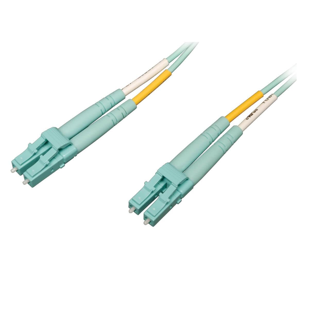 0037332178534 - Tripp Lite Series 100G Duplex Multimode 50 125 OM4 LSZH Fiber Optic Kabel (LC LC) Aqua 15 m