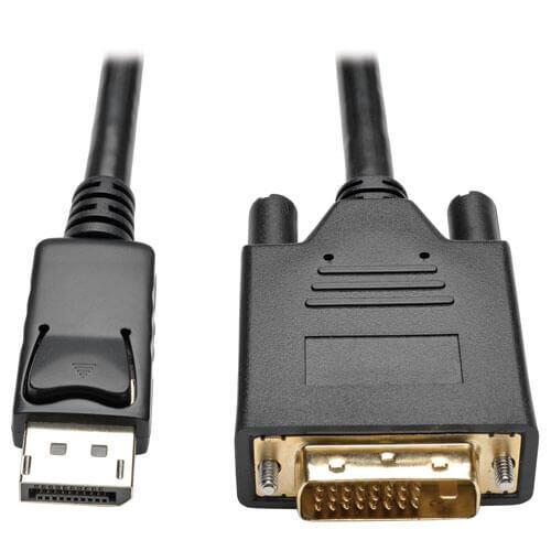0037332191977 - Tripp Lite Series DisplayPort 12 zu DVI Active Adapterkabel (DP mit Verriegelungen auf DVI-D Dual Link Stecker St