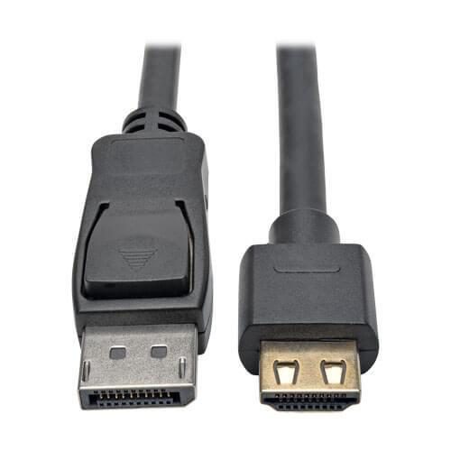 0037332200587 - Tripp Lite Series DisplayPort 12 zu HDMI Active Adapterkabel (Stecker Stecker) 4K 60 Hz Gripping HDMI Plug HDC