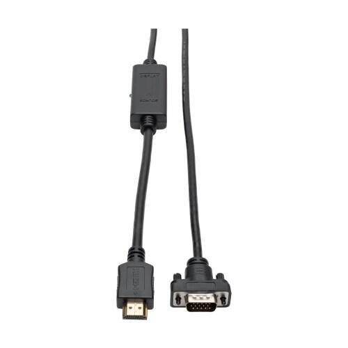 0037332201096 - Tripp Lite Series HDMI zu VGA Active Adapterkabel (HDMI auf Niedrigprofil HD15 Stecker Stecker) 15 ft (46 m)