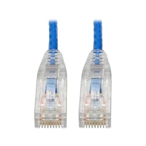 0037332206534 - Tripp Lite Series Cat6 Gigabit Snagless Slim UTP Ethernet Kabel (RJ45 Stecker Stecker) Blue 6-in (1524 cm)