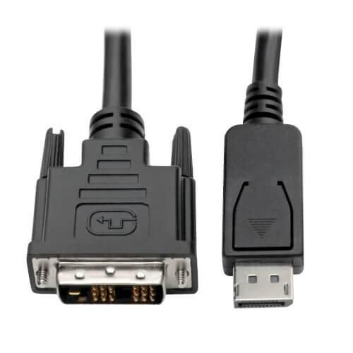 0037332213563 - Tripp Lite Series DisplayPort zu DVI Adapterkabel (DP mit Verriegelungen auf DVI-D Single Link Stecker Stecker) 3