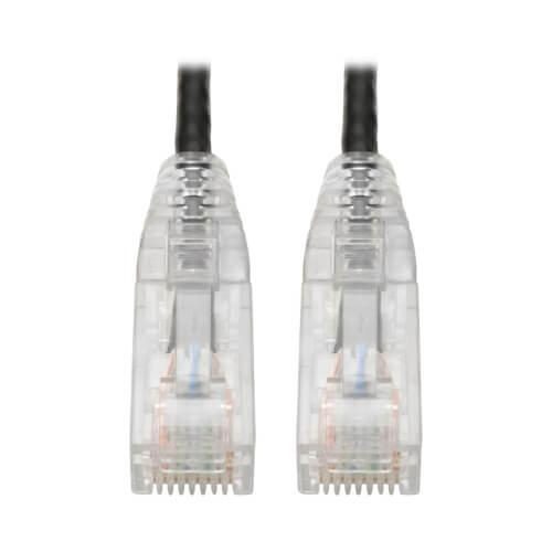 0037332226136 - Tripp Lite Series Cat6 Gigabit Snagless Slim UTP Ethernet Kabel (RJ45 Stecker Stecker) Schwarz 1 ft (031 m)