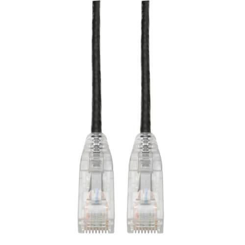 0037332226167 - Tripp Lite Series Cat6 Gigabit Snagless Slim UTP Ethernet Kabel (RJ45 Stecker Stecker) Schwarz 5 ft (152 m)